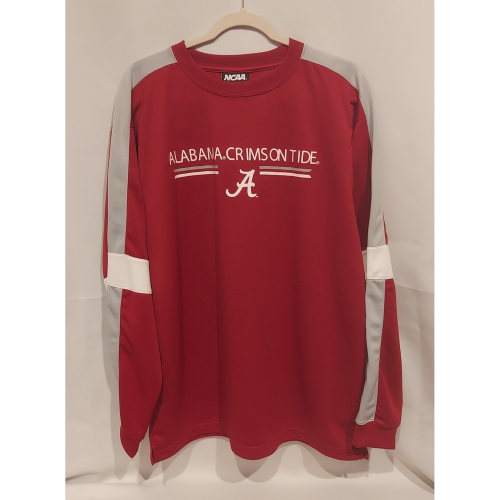 NCAA‎ By KA Inc. Mens Alabama Crimson Tide Long Sleeve Jersey Shirt Size Large
